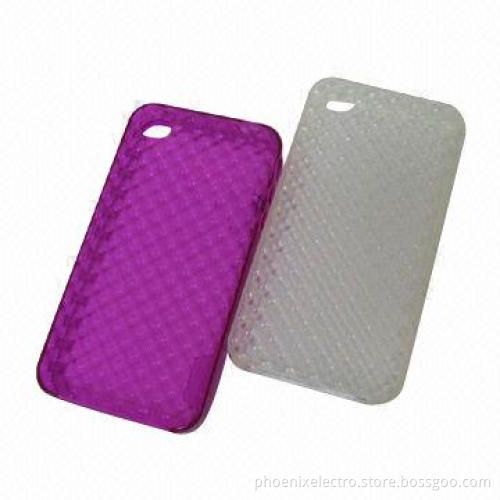 Case for iPhone, with Ultra Shiny Soft Crystal Design, Various Colors are Available